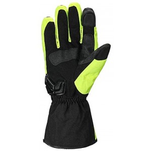 Motorcycle Riding Gloves Warm Waterproof Windproof for Winter Use【Large,Green,】