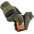 Touch Screen Motorcycle Full Finger Gloves for Cycling Motorbike ATV Hunting Hiking Riding Climbing Operating Work Sports Gloves【Small,Brown,】