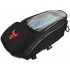 Large Mobile Screen Navigation Bag Universal Motorcycle M-agnetic Fuel Tank Slung Shoulder Bag【Red,】