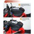 Large Mobile Screen Navigation Bag Universal Motorcycle M-agnetic Fuel Tank Slung Shoulder Bag【Red,】