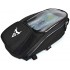 Large Mobile Screen Navigation Bag Universal Motorcycle M-agnetic Fuel Tank Slung Shoulder Bag【Red,】