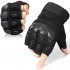 Tactical Fingerless Gloves for Motorbike Motorcycle Cycling Climbing Hiking Hunting Gloves【Small,Black,】