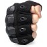 Tactical Fingerless Gloves for Motorbike Motorcycle Cycling Climbing Hiking Hunting Gloves【Small,Black,】