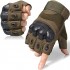 Tactical Fingerless Gloves for Motorbike Motorcycle Cycling Climbing Hiking Hunting Gloves【Medium,Brown,】