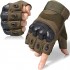 Tactical Fingerless Gloves for Motorbike Motorcycle Cycling Climbing Hiking Hunting Gloves【Small,Black,】