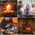 DDY 100 Pack Quick Fire Starters，Wax Cups Waterproof, Non Toxic Firelighter Natural Safe Cubes Burns up to 8 Min at Over 750° - 100%, Perfect for Fat Wood Stove Campfire, Start Charcoal Kit (Style1)
