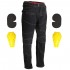 Mens Motorcycle Riding Jeans Black, Armor Racing Cycling Pants with Knee Hip Protective Pads【Small,】