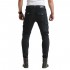 Men's Motorcycle Riding Pants Black, Denim Jeans Protect Pads Equipment with Knee and Hip Armor Pads【Small,】