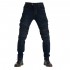 Men's Motorcycle Riding Pants Blue, Denim Jeans Protect Pads Equipment with Knee and Hip Armor Pads【Small,】